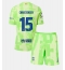 Otroški Barcelona Andreas Christensen #15 Replika nogometni dresi kompleti Tretji 2024-25 Kratek Rokav (+ hlače)