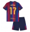 Otroški Barcelona Anthony Gordon #17 Replika nogometni dresi kompleti Domači 2026-27 Kratek Rokav (+ hlače)