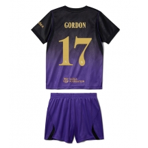 Otroški Barcelona Anthony Gordon #17 Replika nogometni dresi kompleti Gostujoči 2026-27 Kratek Rokav (+ hlače)