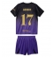 Otroški Barcelona Anthony Gordon #17 Replika nogometni dresi kompleti Gostujoči 2026-27 Kratek Rokav (+ hlače)