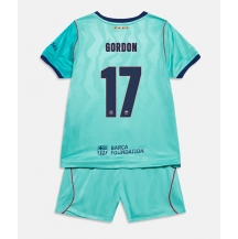 Otroški Barcelona Anthony Gordon #17 Replika nogometni dresi kompleti Tretji 2026-27 Kratek Rokav (+ hlače)