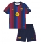 Otroški Barcelona Fermin Lopez #7 Replika nogometni dresi kompleti Domači 2026-27 Kratek Rokav (+ hlače)