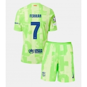 Otroški Barcelona Ferran Torres #7 Replika nogometni dresi kompleti Tretji 2024-25 Kratek Rokav (+ hlače)