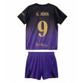 Otroški Barcelona Gabriel Jesus #9 Replika nogometni dresi kompleti Gostujoči 2026-27 Kratek Rokav (+ hlače)