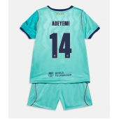 Otroški Barcelona Karim Adeyemi #14 Replika nogometni dresi kompleti Tretji 2026-27 Kratek Rokav (+ hlače)