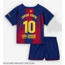 Otroški Barcelona Lamine Yamal #10 Replika nogometni dresi kompleti Domači 2025-26 Kratek Rokav (+ hlače)