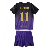Otroški Barcelona Raphinha Belloli #11 Replika nogometni dresi kompleti Gostujoči 2026-27 Kratek Rokav (+ hlače)