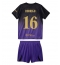 Otroški Barcelona Rodri Hernandez #16 Replika nogometni dresi kompleti Gostujoči 2026-27 Kratek Rokav (+ hlače)