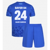 Otroški Bayer Leverkusen Aleix Garcia #24 Replika nogometni dresi kompleti Tretji 2025-26 Kratek Rokav (+ hlače)