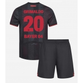Otroški Bayer Leverkusen Alejandro Grimaldo #20 Replika nogometni dresi kompleti Domači 2025-26 Kratek Rokav (+ hlače)
