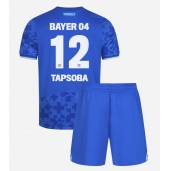 Otroški Bayer Leverkusen Edmond Tapsoba #12 Replika nogometni dresi kompleti Tretji 2025-26 Kratek Rokav (+ hlače)