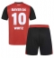 Otroški Bayer Leverkusen Florian Wirtz #10 Replika nogometni dresi kompleti Domači 2024-25 Kratek Rokav (+ hlače)