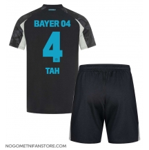 Otroški Bayer Leverkusen Jonathan Tah #4 Replika nogometni dresi kompleti Tretji 2024-25 Kratek Rokav (+ hlače)