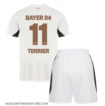 Otroški Bayer Leverkusen Martin Terrier #11 Replika nogometni dresi kompleti Gostujoči 2024-25 Kratek Rokav (+ hlače)
