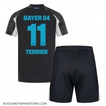 Otroški Bayer Leverkusen Martin Terrier #11 Replika nogometni dresi kompleti Tretji 2024-25 Kratek Rokav (+ hlače)