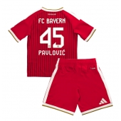 Otroški Bayern Munich Aleksandar Pavlovic #45 Replika nogometni dresi kompleti Domači 2026-27 Kratek Rokav (+ hlače)