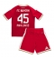 Otroški Bayern Munich Aleksandar Pavlovic #45 Replika nogometni dresi kompleti Domači 2026-27 Kratek Rokav (+ hlače)