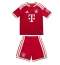 Otroški Bayern Munich Ismael Saibari #34 Replika nogometni dresi kompleti Domači 2026-27 Kratek Rokav (+ hlače)