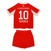 Otroški Bayern Munich Jamal Musiala #10 Replika nogometni dresi kompleti Domači 2025-26 Kratek Rokav (+ hlače)