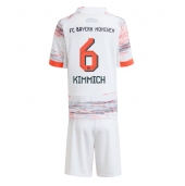 Otroški Bayern Munich Joshua Kimmich #6 Replika nogometni dresi kompleti Gostujoči 2025-26 Kratek Rokav (+ hlače)