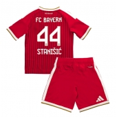 Otroški Bayern Munich Josip Stanisic #44 Replika nogometni dresi kompleti Domači 2026-27 Kratek Rokav (+ hlače)
