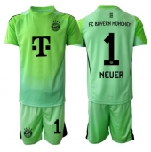 Otroški Bayern Munich Manuel Neuer #1 Vratar Replika nogometni dresi kompleti Domači 2025-26 Kratek Rokav (+ hlače)