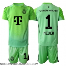 Otroški Bayern Munich Manuel Neuer #1 Vratar Replika nogometni dresi kompleti Domači 2025-26 Kratek Rokav (+ hlače)