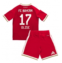 Otroški Bayern Munich Michael Olise #17 Replika nogometni dresi kompleti Domači 2026-27 Kratek Rokav (+ hlače)