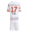 Otroški Bayern Munich Michael Olise #17 Replika nogometni dresi kompleti Gostujoči 2025-26 Kratek Rokav (+ hlače)