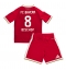 Otroški Bayern Munich Tom Bischof #8 Replika nogometni dresi kompleti Domači 2026-27 Kratek Rokav (+ hlače)