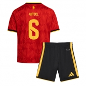 Otroški Belgija Axel Witsel #6 Replika nogometni dresi kompleti Domači SP 2026 Kratek Rokav (+ hlače)