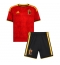 Otroški Belgija Kevin De Bruyne #7 Replika nogometni dresi kompleti Domači SP 2026 Kratek Rokav (+ hlače)