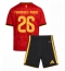 Otroški Belgija Matias Fernandez-Pardo #26 Replika nogometni dresi kompleti Domači SP 2026 Kratek Rokav (+ hlače)