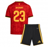 Otroški Belgija Michy Batshuayi #23 Replika nogometni dresi kompleti Domači SP 2026 Kratek Rokav (+ hlače)