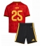 Otroški Belgija Nathan Ngoy #25 Replika nogometni dresi kompleti Domači SP 2026 Kratek Rokav (+ hlače)