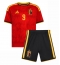 Otroški Belgija Romelu Lukaku #9 Replika nogometni dresi kompleti Domači SP 2026 Kratek Rokav (+ hlače)