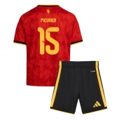Otroški Belgija Thomas Meunier #15 Replika nogometni dresi kompleti Domači SP 2026 Kratek Rokav (+ hlače)