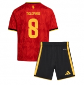 Otroški Belgija Youri Tielemans #8 Replika nogometni dresi kompleti Domači SP 2026 Kratek Rokav (+ hlače)