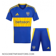 Otroški Boca Juniors Replika nogometni dresi kompleti Domači 2024-25 Kratek Rokav (+ hlače)