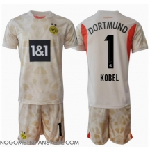 Otroški Borussia Dortmund Gregor Kobel #1 Vratar Replika nogometni dresi kompleti Domači 2024-25 Kratek Rokav (+ hlače)
