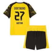 Otroški Borussia Dortmund Karim Adeyemi #27 Replika nogometni dresi kompleti Domači 2025-26 Kratek Rokav (+ hlače)