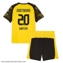Otroški Borussia Dortmund Marcel Sabitzer #20 Replika nogometni dresi kompleti Domači 2025-26 Kratek Rokav (+ hlače)