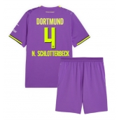 Otroški Borussia Dortmund Nico Schlotterbeck #4 Replika nogometni dresi kompleti Tretji 2026-27 Kratek Rokav (+ hlače)