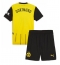 Otroški Borussia Dortmund Replika nogometni dresi kompleti Domači 2024-25 Kratek Rokav (+ hlače)