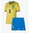 Otroški Brazilija Bruno Guimaraes #8 Replika nogometni dresi kompleti Domači SP 2026 Kratek Rokav (+ hlače)