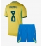 Otroški Brazilija Bruno Guimaraes #8 Replika nogometni dresi kompleti Domači SP 2026 Kratek Rokav (+ hlače)