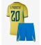 Otroški Brazilija Lucas Paqueta #20 Replika nogometni dresi kompleti Domači SP 2026 Kratek Rokav (+ hlače)