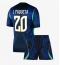 Otroški Brazilija Lucas Paqueta #20 Replika nogometni dresi kompleti Gostujoči SP 2026 Kratek Rokav (+ hlače)
