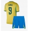 Otroški Brazilija Matheus Cunha #9 Replika nogometni dresi kompleti Domači SP 2026 Kratek Rokav (+ hlače)