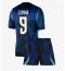Otroški Brazilija Matheus Cunha #9 Replika nogometni dresi kompleti Gostujoči SP 2026 Kratek Rokav (+ hlače)